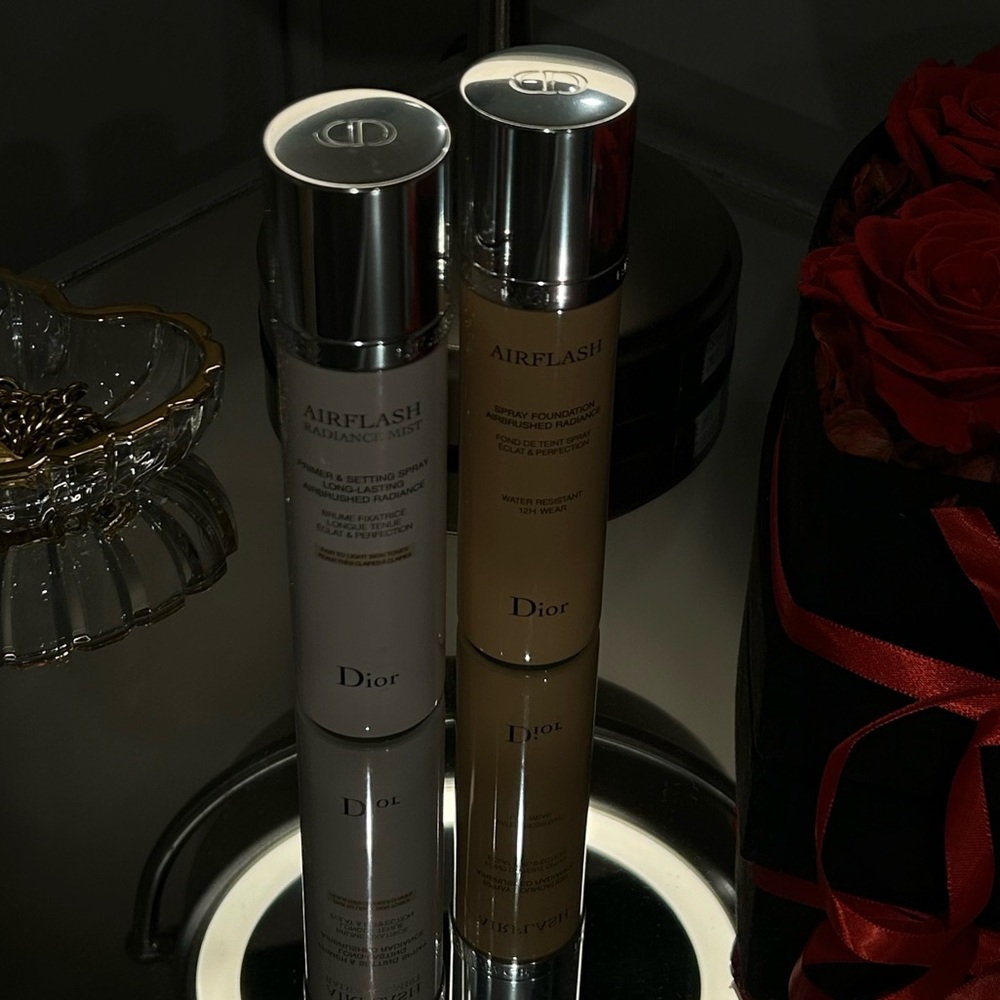 Dior Airflash Primer & Setting Spray (the item on the left)